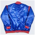 Ben Affleck New England Patriots Royal Full-Snap Satin Jacket