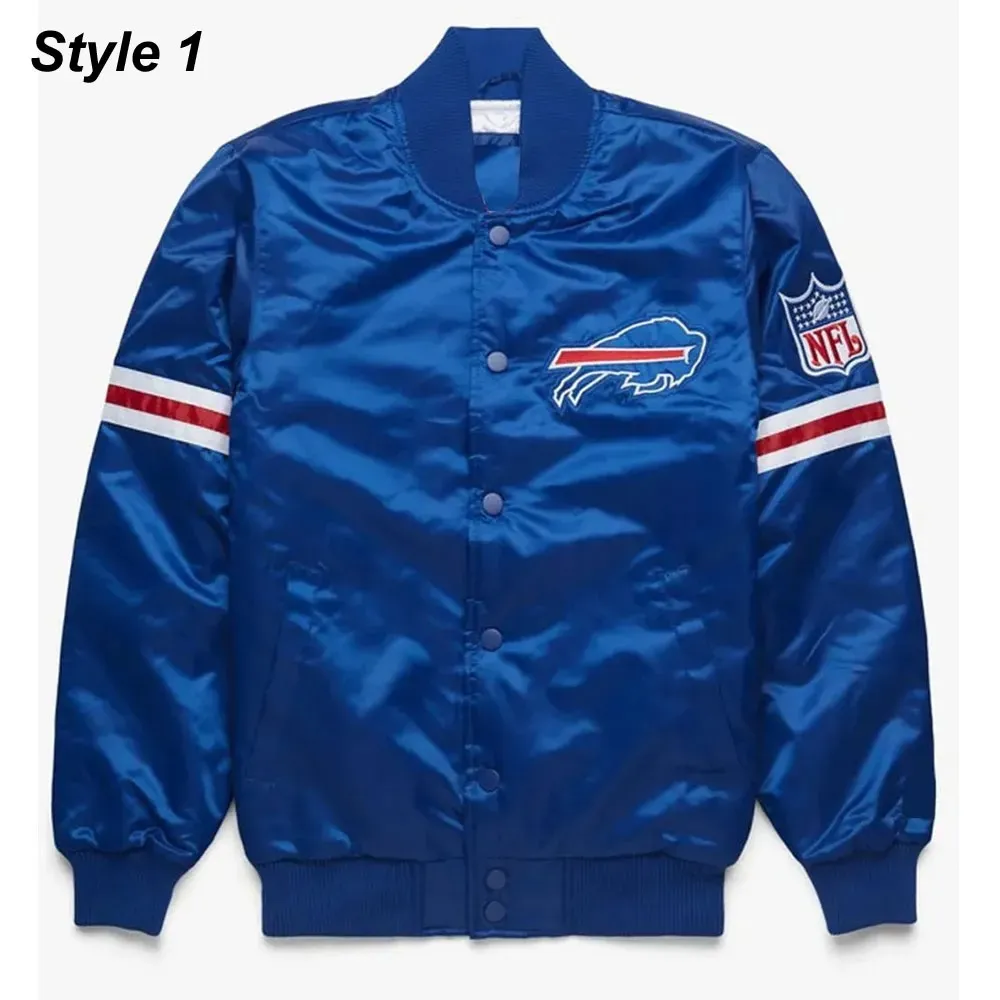 Bomber Buffalo Bills Royal Blue Bomber Jacket