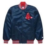 Boston Red Sox Classic Navy Satin Jacket1