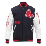 Boston Red Sox Old English Wool Varsity Jacket