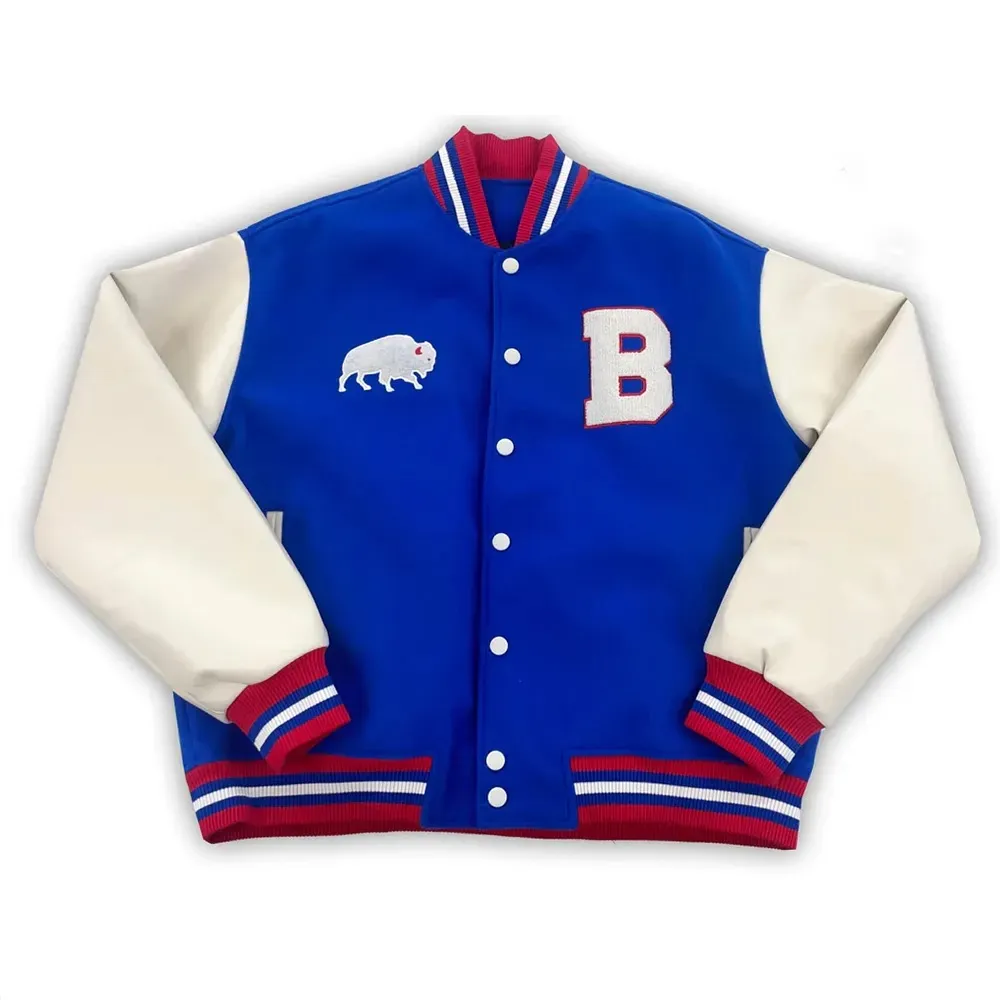 Buffalo Bills Football Royal Varsity Jacket