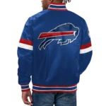 Buffalo Bills Helmet Midweight Royal Satin Jackets