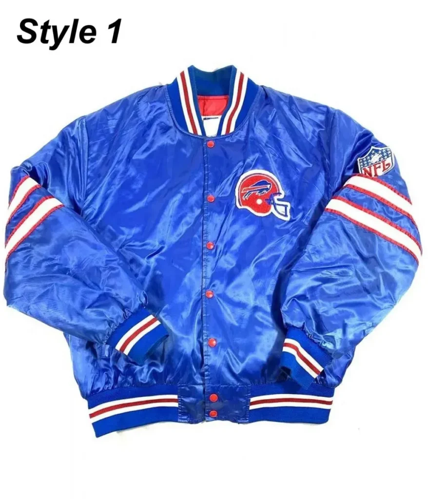 Buffalo Bills Mafia Blue Satin Jacket