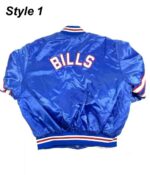 Buffalo Bills Mafia Blue Satin Jackets