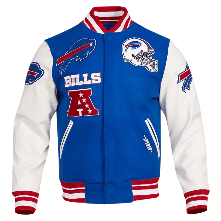 Buffalo Bills Mash Up Varsity Wool Jacket