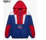 Buffalo Bills Pullover Cropped Bomber Jacket1