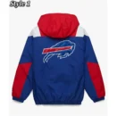 Buffalo Bills Pullover Cropped Bomber Jacket2