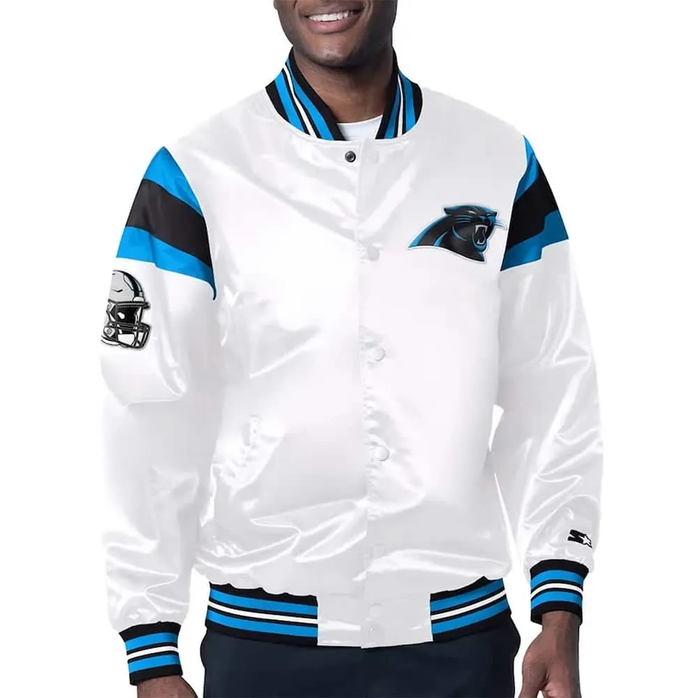 Carolina Panthers Midweight Satin Jacket