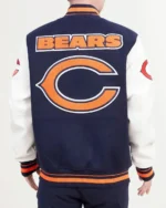 Chicago Bears Mash Up Letterman Wool Varsity Jacket