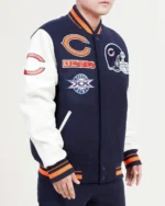 Chicago Bears Mash Up Wool Varsity Jackets