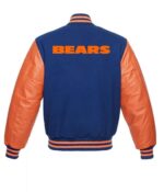 Chicago Bears NFL Varsity Orange and Blue Jackets