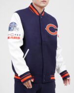 Chicago Bears Old English Wool Varsity Jackets