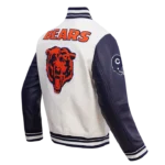 Chicago Bears Retro Classic Rib Wool Jacket