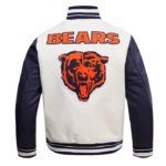 Chicago Bears Retro Classic Rib Wool Jackets