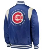 Chicago Cubs Full-Snap Royal Cream Jacket