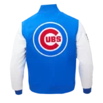 Chicago Cubs Home Town Bomber Wool Varsity Jacket