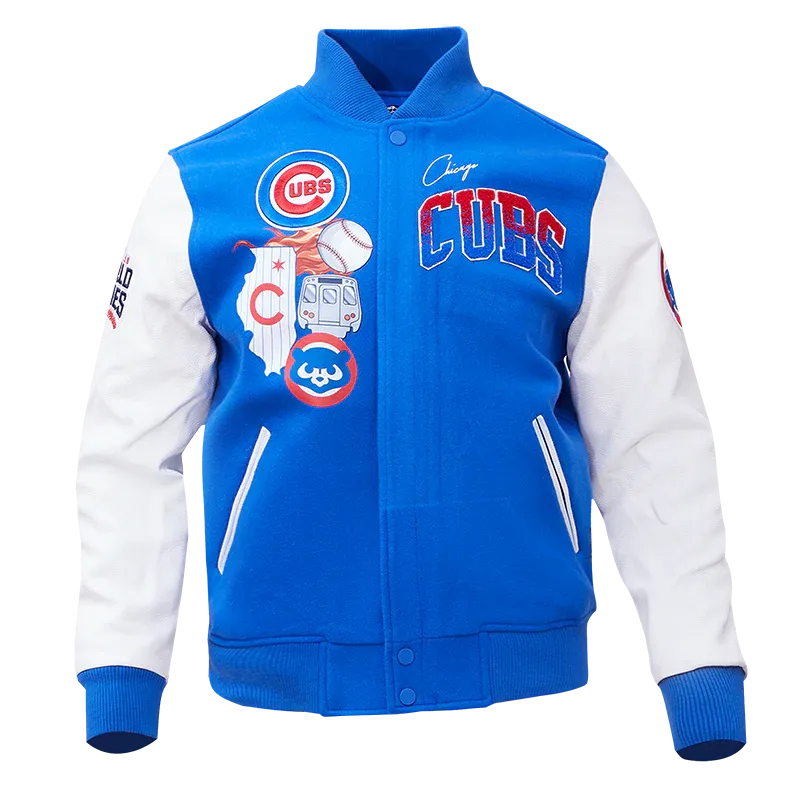 Chicago Cubs Home Town Wool Varsity Jacket