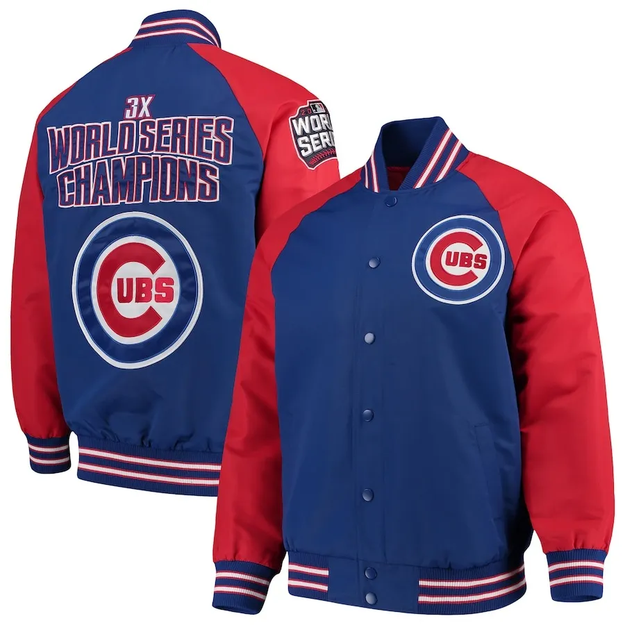 Chicago Cubs World Series Champions Full-Snap Jacket