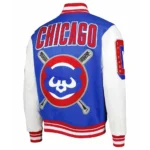 Chicago Cubs World Series Full-Zip Blue and White Jacket