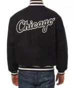 Chicago White Sox Black Wool Letterman Jackets