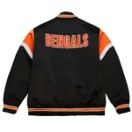 Cincinnati Bengals Heavyweight Black Satin Jackets