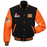 Cincinnati Bengals Starter Orange Bomber Varsity Jacket