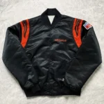 Cincinnati Bengals Starter Satin Varsity Black Jackets