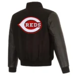 Cincinnati Reds Black Varsity Jackets