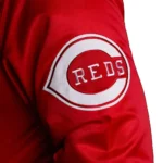 Cincinnati Reds Red Satin Jacket3