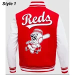 Cincinnati Reds Retro Classic Rib Varsity Jacket3