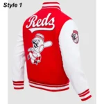 Cincinnati Reds Retro Classic Rib Varsity Jacket6