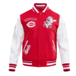 Cincinnati Reds Retro Classic Rib Wool Varsity Jacket