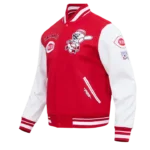 Cincinnati Reds Retro Classic Rib Wool Varsity Jackets