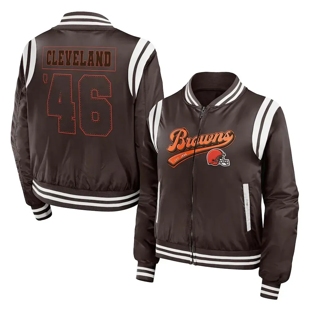 Cleveland Browns Bomber Full-Zip Jacket