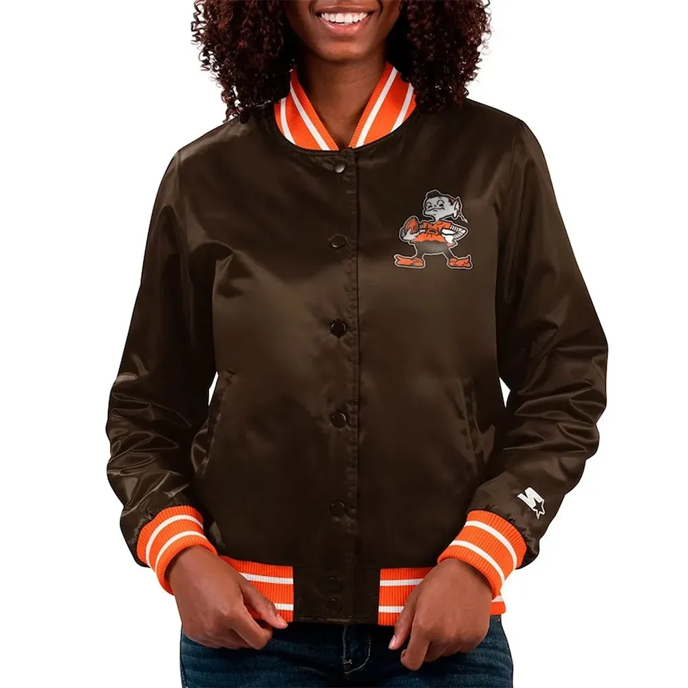 Cleveland Browns Full Count Satin Jacket