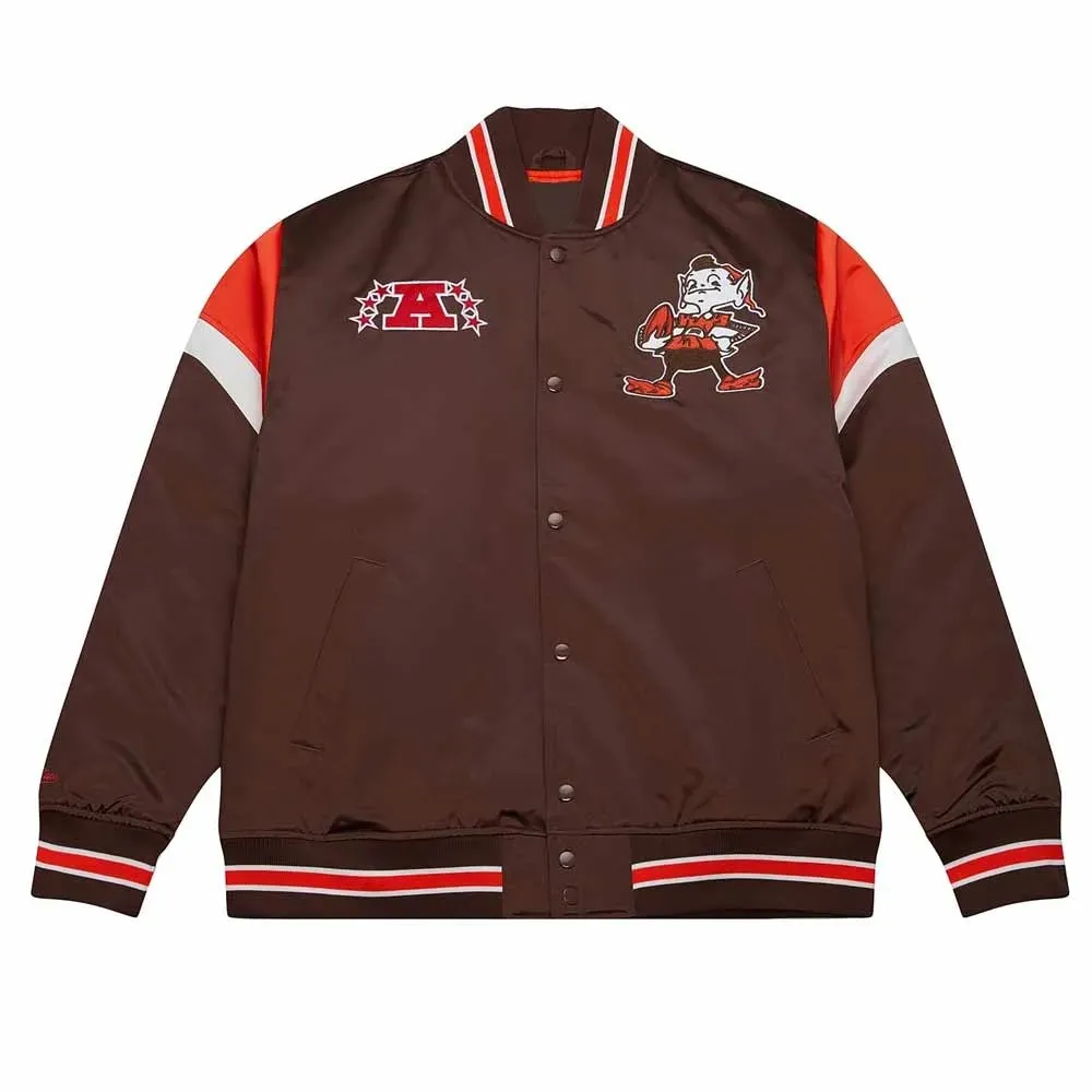 Cleveland Browns Heavyweight Satin Jacket