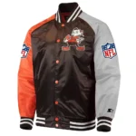 Cleveland Browns Lead Off Varsity Satin Jackets