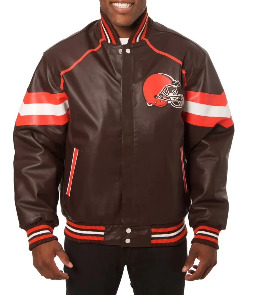 Cleveland Browns Leather Jacket