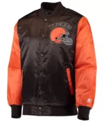 Cleveland Browns Locker Room Throwback Satin Jackets