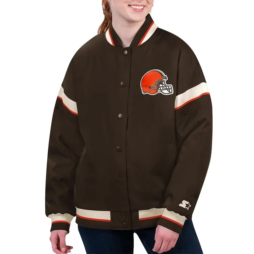 Cleveland Browns Tournament Varsity Jacket