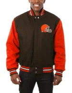 Cleveland Browns Varsity Wool Jacket