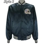 Dallas Cowboys 1990’s Navy Blue Bomber Satin Jacket