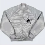 Dallas Cowboys 80’s Silver Bomber Jacket