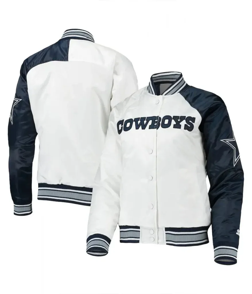 Dallas Cowboys Endzone Satin Starter Jacket