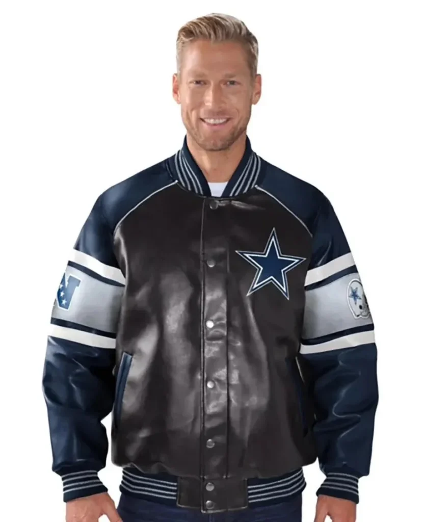 Dallas Cowboys Leather Varsity Jacket