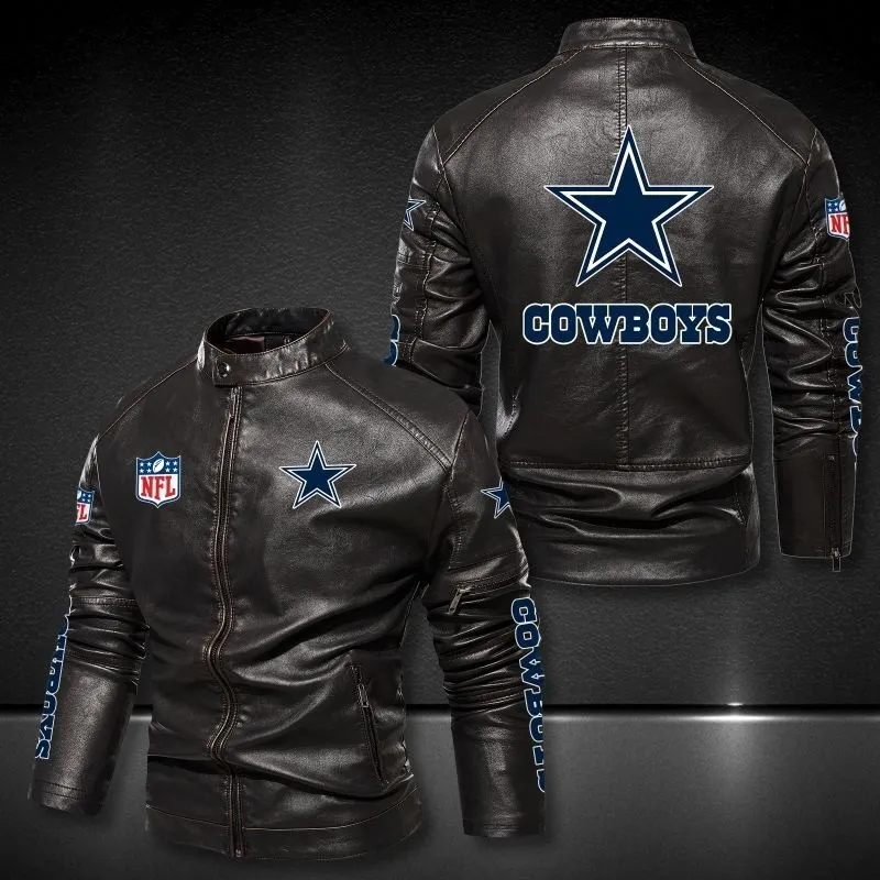 Dallas Cowboys Real Leather Jacket