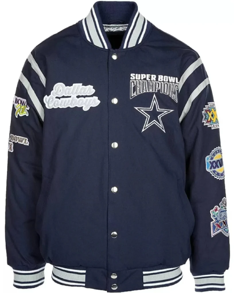 Dallas Cowboys Super Bowl 5X Champions Jacket