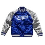 Dallas Dodger La Blue and Grey Varsity Jacket