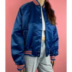 Denver Broncos 90’s Blue Satin Jacket4