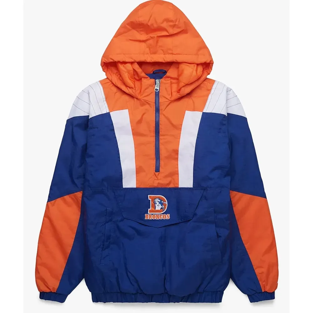 Denver Broncos Pullover Starter Jacket1